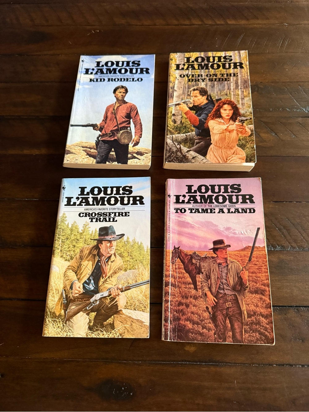 Louis L’Amour Western Novels - Set of 4
Vintage Paperback Books
